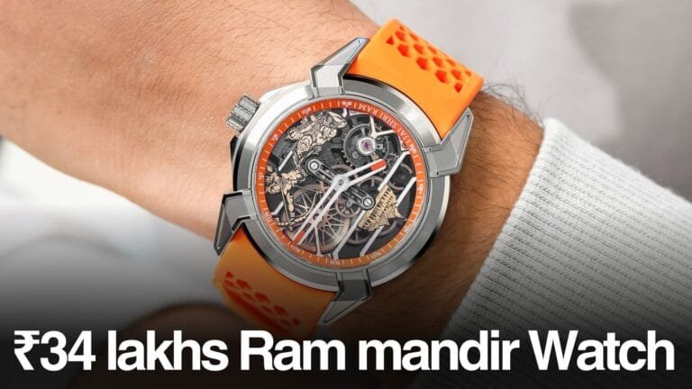 Rs 34 Lakhs Ram Mandir Watch A Timeless Tribute. 9 Ram Mandir Watch