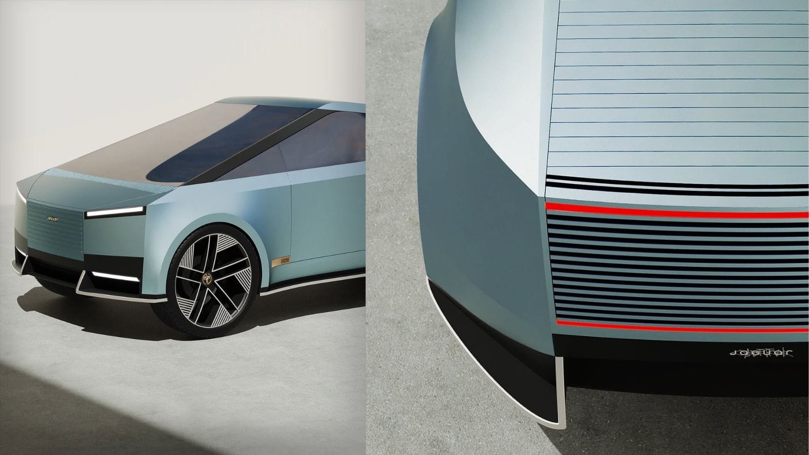 Jaguar Cybertruck Concept: The Future of Luxury Electric Vehicles 5 Jaguar Cybertruck