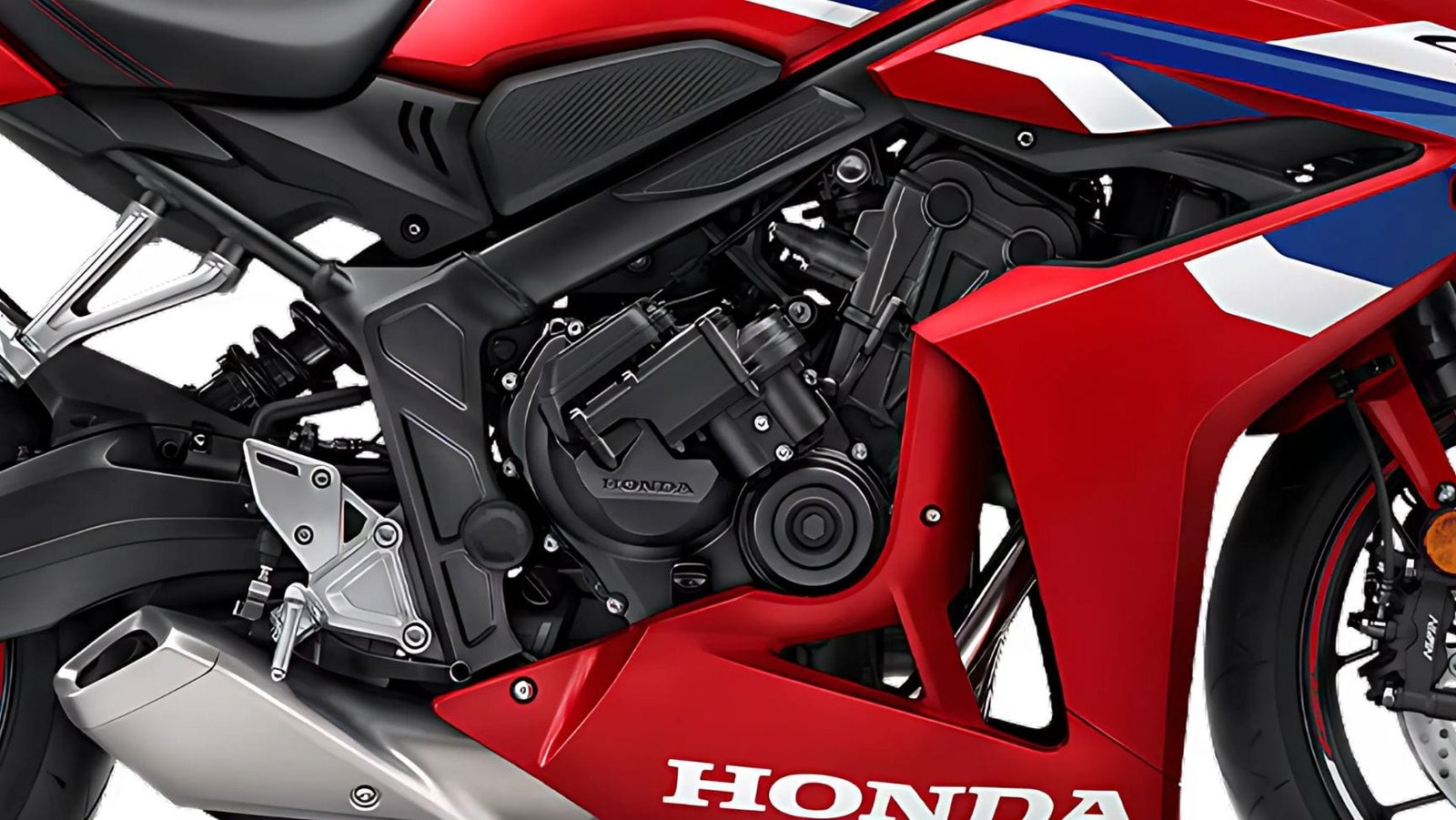 Launch of the Honda CBR650R 2025 in India: A Detailed Overview 6 Honda CBR650R 2025 engine view