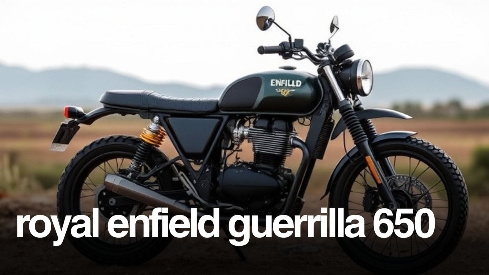 Exploring the Royal Enfield Guerrilla 650 Concept: Features and Launch Expectations 4 royal enfield guerrilla 650
