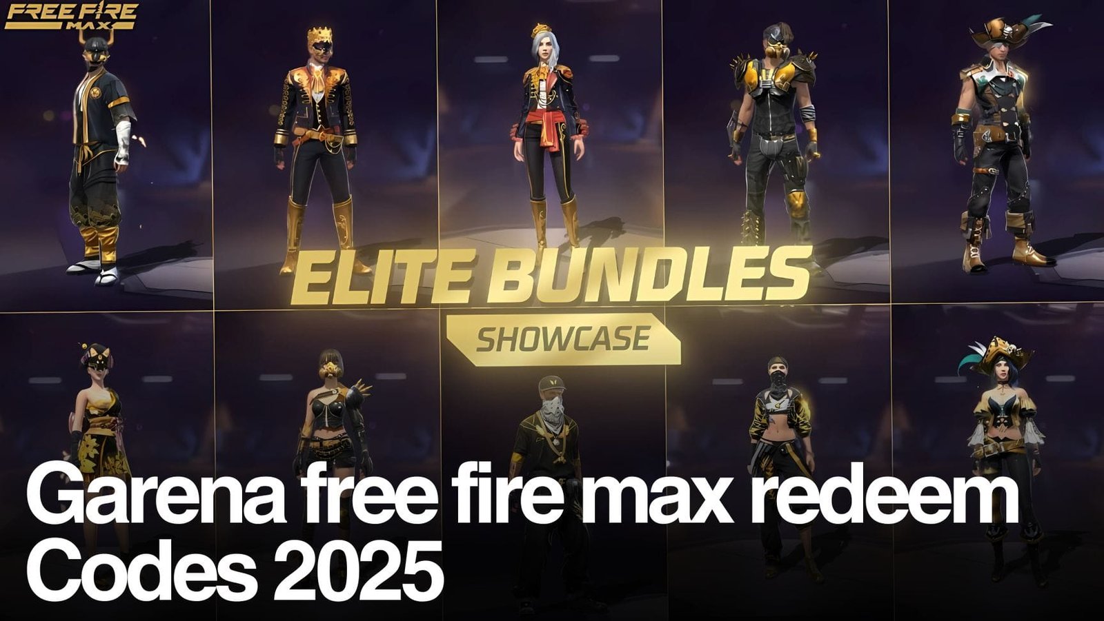 Garena free fire max redeem codes 2025 4 Garena free fire max redeem codes