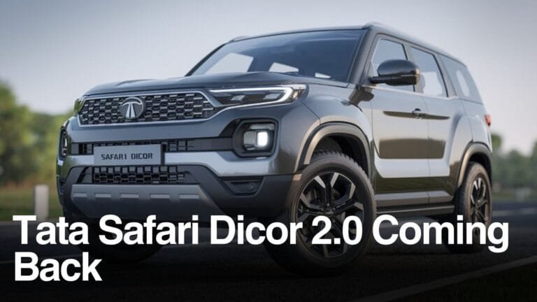 The New Tata Safari Dicor and Tata Safari Dicor 4x4 Full Features 8 Tata safari dicore 2.0 2025