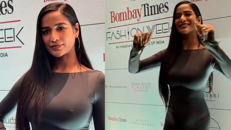 Poonam Pandey Sets the Ramp on Fire at Bombay Fashion Week 10 Poonam pandey
