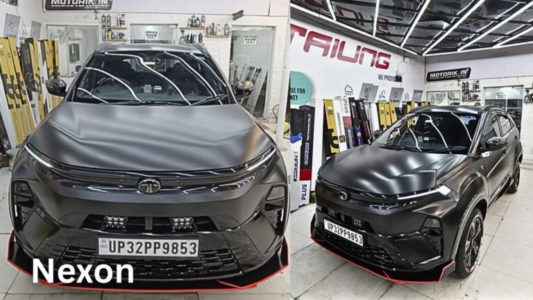 Tata Nexon Modified and turned into a Black Beast know more about. 1 Tata Nexon Modified